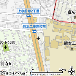 熊本県熊本市中央区上京塚町1周辺の地図