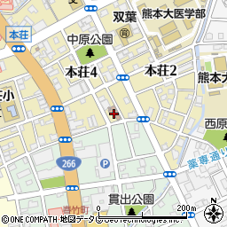 熊本市雇用開発協議会周辺の地図