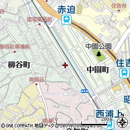 長崎県長崎市柳谷町3-10周辺の地図