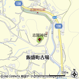 志賀神社周辺の地図