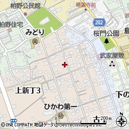 長崎県島原市下新丁2365周辺の地図
