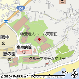 天恵荘　ホームヘルパーステーション周辺の地図