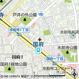 セブンイレブン熊本水前寺グランド通り店周辺の地図