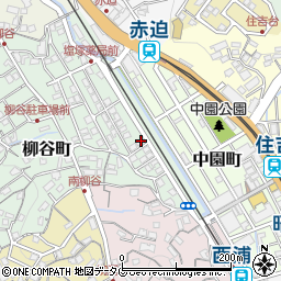 長崎県長崎市柳谷町4-23周辺の地図