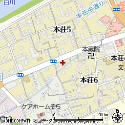 吉富茶酒亭周辺の地図