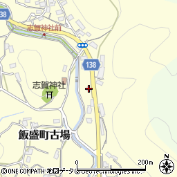 長崎県諫早市飯盛町古場768周辺の地図