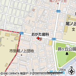 宅配クック１２３熊本中央店周辺の地図