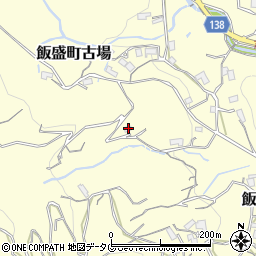 長崎県諫早市飯盛町古場1274周辺の地図