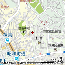 長崎県長崎市花丘町3周辺の地図