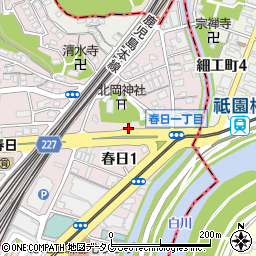 〒860-0047 熊本県熊本市西区春日の地図