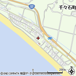 長崎県雲仙市千々石町丙1223周辺の地図