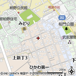 長崎県島原市下新丁2359周辺の地図