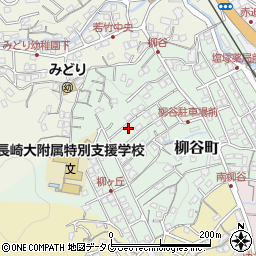 長崎県長崎市柳谷町27-22周辺の地図