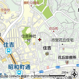 長崎県長崎市花丘町3-16周辺の地図
