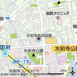 水前寺共済会館周辺の地図