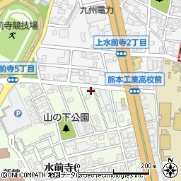 熊本第一整骨院周辺の地図