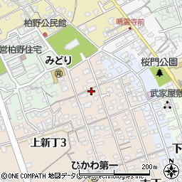 長崎県島原市下新丁2358周辺の地図