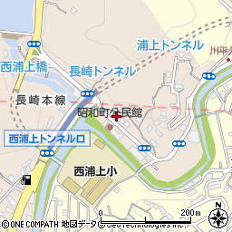 中尾アパート周辺の地図