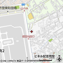 熊本県弘済会事務所周辺の地図