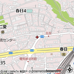 セブンイレブン熊本春日４丁目店周辺の地図