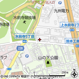 株式会社やさしい手熊本周辺の地図