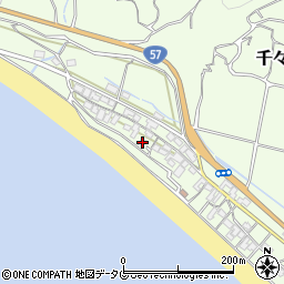 長崎県雲仙市千々石町丙1205周辺の地図