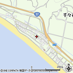 長崎県雲仙市千々石町丙1208周辺の地図