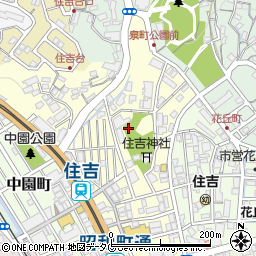 長崎県長崎市住吉町周辺の地図
