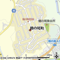 長崎県長崎市鶴の尾町12周辺の地図