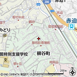 長崎県長崎市柳谷町22-1周辺の地図