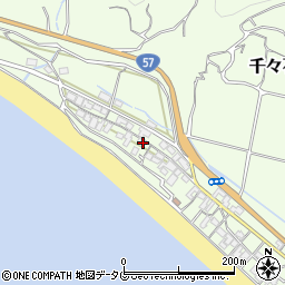 長崎県雲仙市千々石町丙1207周辺の地図