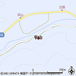 高知県幡多郡大月町平山周辺の地図