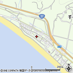 長崎県雲仙市千々石町丙1203周辺の地図