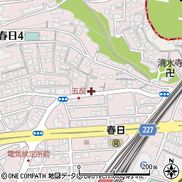 リパーク熊本駅西第３駐車場周辺の地図