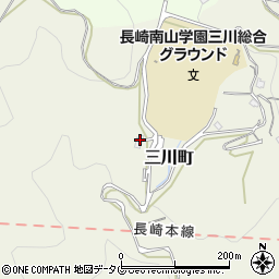 長崎県長崎市三川町61周辺の地図