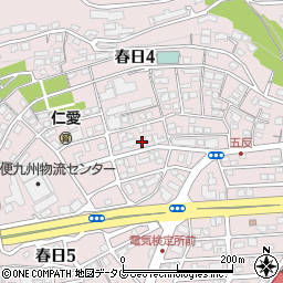 熊本日日新聞販売店　熊本駅西販売センター周辺の地図