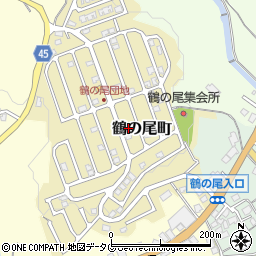 長崎県長崎市鶴の尾町13周辺の地図