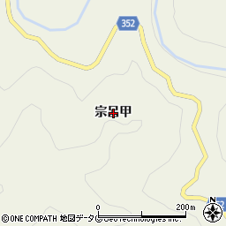 高知県土佐清水市宗呂甲周辺の地図