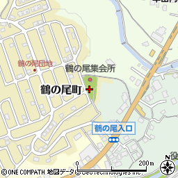 鶴の尾団地東公園周辺の地図