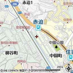 長崎県長崎市中園町22周辺の地図