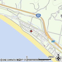長崎県雲仙市千々石町丙1197周辺の地図