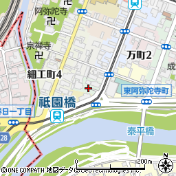 熊本県熊本市中央区古桶屋町周辺の地図