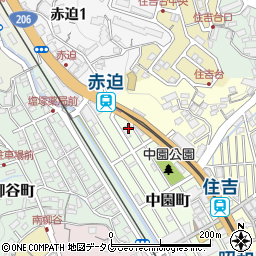 長崎県長崎市中園町20周辺の地図