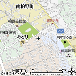 長崎県島原市下新丁2638周辺の地図