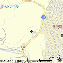 長崎県長崎市平間町1236周辺の地図