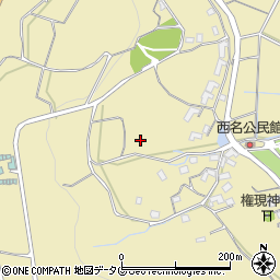 長崎県諫早市森山町唐比西周辺の地図
