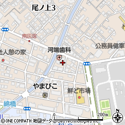 個室居酒屋 九州料理 居酒屋黒丸 健軍店周辺の地図