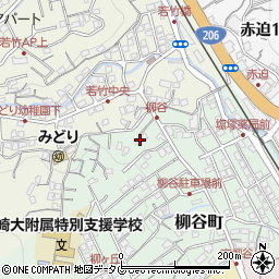 長崎県長崎市柳谷町24-36周辺の地図