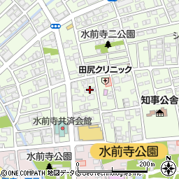 水前寺パークマンション周辺の地図