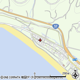 長崎県雲仙市千々石町丙1189周辺の地図